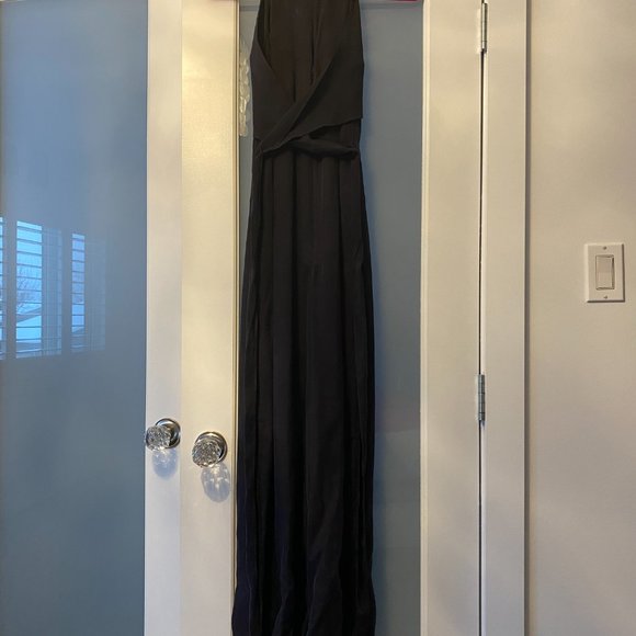 Ted Baker - Meriahh Halter Neck Jumpsuit With wrap Bodice - Picture 2 of 9